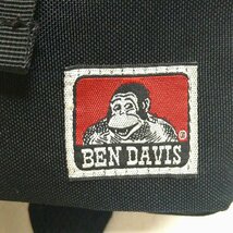 (^w^)b BEN DAVIS ベン・デイビス ボディ ショルダー バッグ カバン 鞄 ロゴ タグ シンプル ストリート ポケット ブラック B0389wE_画像7