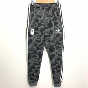 (^w^)b adidas × A BATHING APE アディダス アベイシングエイプ コラボ スウェット 迷彩 カモフラ ジョガー パンツ ボトムス M 8643iE