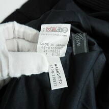 ◆美品 送料無料◆ Leilian レリアン ゴールド チェーン 装飾 ニット ジャケット カーディガン 黒 ブラック レディース 7 ◆日本製 0264D0_画像9