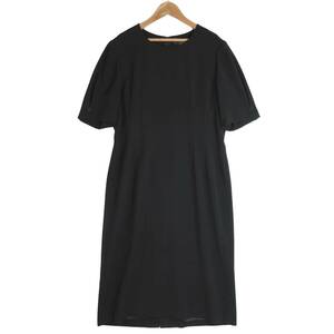 ◆美品◆ 東京ソワール SOIR REVE ブラックフォーマル ロング ワンピース 黒 レディース 13AR XL ◆大きいサイズ 喪服 冠婚葬祭◆ 1464D0