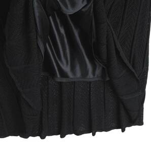 ◆新品◆ REMARON レマロン ニット ロング スカート インナー付き 黒 ブラック レディース 44 XL以上 ◆大きいサイズ 日本製◆ 1694D0の画像4