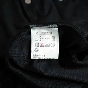 ◆美品 送料無料◆ Black&White ブラック&ホワイト ブラックアンドホワイト 半袖 ゴルフ ポロシャツ 黒 白 メンズ L ◆日本製◆ 2054D0の画像8