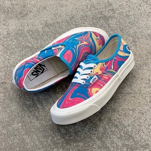 VANS Authentic 44DX US11 29cm マーブル ブルー ピンク アナハイム ファクトリーstyle44 00-53