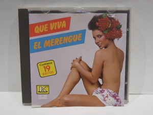 ラテン　QUE VIVA EL MERENGUE　V.A.　Luis Alberti　LATIN　CD