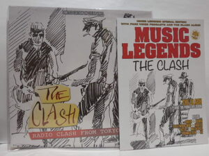 送料無料 EU盤 LP & 雑誌　THE CLASH　RADIO CLASH FROM TOKYO　クラッシュ　CLEAR VINYL　クリア・レコード　MUSIC LEGENDS
