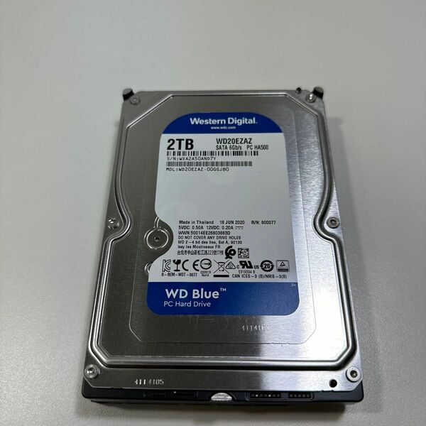 3.5インチ HDD 2TB 6572時間　♯160