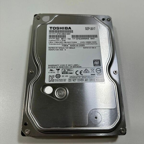 3.5インチ HDD 1TB 4032時間　♯169