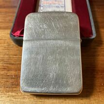 zippo 銀巻き100ミクロン1941レプリカ製造初年度2001年製 化粧箱入り　外箱あり_画像3