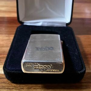 zippo sterling silver スターリングシルバー　純銀　スリムタイプ　化粧箱入り　2016年製