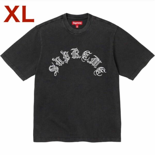 Supreme Old English S/S Top Tee Black XL シュプリーム ロゴ Tシャツ ブラック 黒色