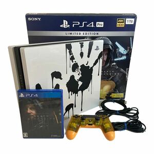 1円スタート中古ゲーム機 Playstation4 Pro DEATH STRANDING LIMITED EDITIONプレステ PS4 CUHJ10033 1TB