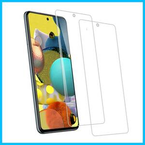 【特価商品】【2枚 指紋認証 対応】For Galaxy A51 A52 5G ガラスフィルム 強化ガラス 旭硝子製 FOR Ga