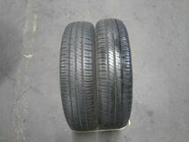 中古タイヤ2本セット 2021年製造 155/80R13 79S ダンロップ エナセーブ EC204 パッソ Keiなど_画像1