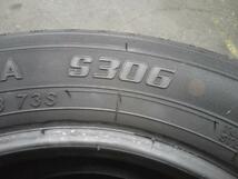 中古タイヤ2本セット 2021年製造 155/65R13 73S ヨコハマ S306 ライフ モコなど_画像3