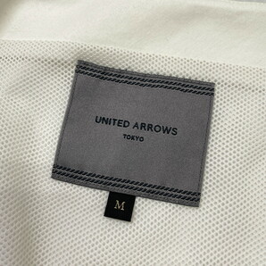 【メンズ M】UNITED ARROWS アローズ サイドジップ プルオーバー Tシャツ ホワイト 白 裏メッシュの画像5