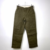 Colimbo コリンボ BROAD-LAND STURDY GAME TROUSERS トラウザースパンツ M カーキ ダブルニー ダック_画像1