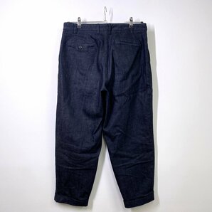 【定価1.7万円 メンズ L】BEAMS+ ビームス 2タック テーパード ストレッチデニムパンツ L インディゴ ジーンズの画像2