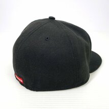 22SS Supreme シュプリーム Handstyle New Era CAP ハンドスタイル キャップ 7.5 59.6cm ブラック 黒 刺繍 帽子 ニューエラ_画像2
