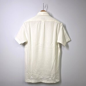 【新品】LACOSTE ラコステ ボタンダウン ストレッチ ポロシャツ 4 ホワイト 白 半袖 銀ワニ 日本製 KH002Cの画像2