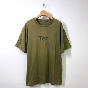 【99AW AMBIVALENCE期】UNDERCOVER アンダーカバー 10週年記念 Ten 半袖Tシャツ カーキ 10th アンビバレンス 90sの画像1