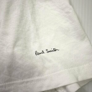 Paul Smith ポールスミス 半袖Tシャツ XL ホワイト 白 ワンポイント ロゴの画像4