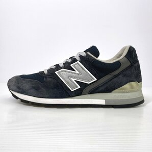 【26.5cm USA製】new balance ニューバランス M996NAV ネイビー 紺 スエードレザー スニーカーの画像3