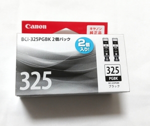 24.7月◆Canon キャノン プリンター インクカートリッジ 純正品 BCI-325PGBK 2個パック