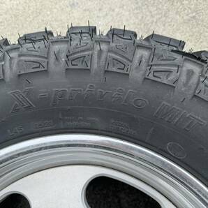 エプシロンジャパン MOZZER 16インチ 7J ＋25 PCD114.3 バフ78mm 5穴 TRACMAX X-privilo MT LT245/75R16 4本セット デリカD5 ラングラーの画像7