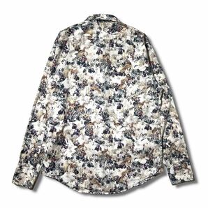 美品 最高級ライン Paul Smith COLLECTION 花柄 長袖 シャツ M ロングスリーブ 総柄 ポールスミス コレクションの画像2