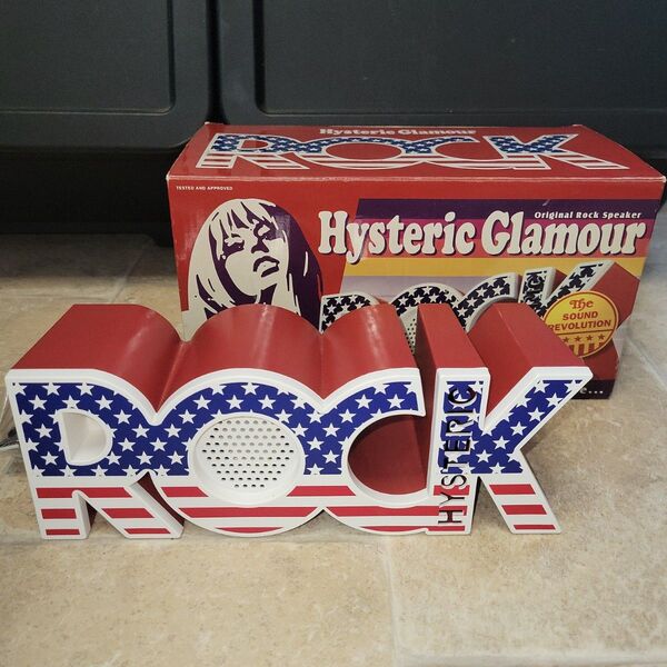 未使用 美品 非売品 HYSTERICGLAMOUR ROCK ロゴ入りスピーカー ヒステリックグラマー HYSTERICS