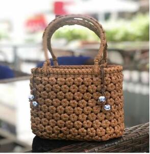  new goods * worker. handmade .. basket bag hand-knitted ... bag basket cane basket 