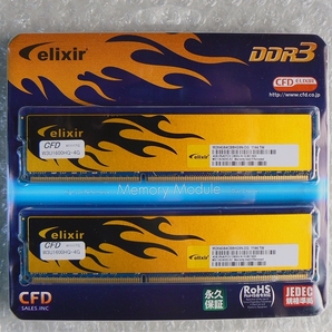 デスクトップメモリー DDR3 PC3-12800 CFD エリクサー Elixir W3U1600HQ-4G 4GB×2枚×2組 計16GB 動作確認済み 1144の画像2