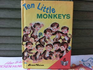 ビンテージ　Ten Little Monkeys 絵本