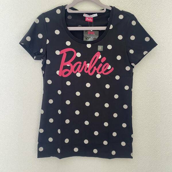 【新品未使用】Barbie バービー　ユニクロ　コラボTシャツ　UT ドット柄　水玉