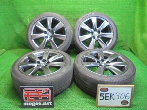 5EK306AA6 ) 送料無料 2022年製 245/45R19 ダンロップ VEURO VE304 夏タイヤ+レクサス純正 19インチホイール4本セットUVF45 LS600h