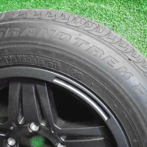 5EX724AC9) 1円～！送料無料 送料無料 175/80R16 ダンロップ GRANDTREK PT3 夏タイヤ+16インチアルミホイール4本セット 2020年製 ジムニーの画像3