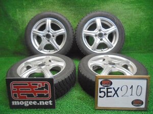 5EX210BC15) 送料無料 2021年製 155/65R14 North Trek N3i スタッドレスタイヤ+14インチホイール4本セット　