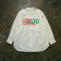 COMME des GARCONS 98AW 新宿伊勢丹メンズ館 30周年記念 シャツ 1998AW AD1998 90s コムデギャルソン_画像1
