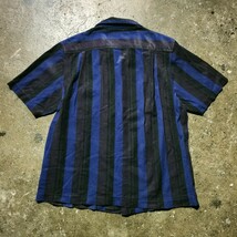 COMME des GARCONS HOMME PLUS 96ss ストライプオープンカラーシャツ 1996ss AD1995 90s コムデギャルソンオムプリュス_画像2