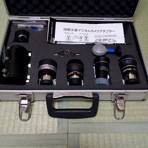  Vixen ED80sf PORTA 天体望遠鏡 セット 国際光器レンズ（PHOTON ED 8mm , 5mm等）、ケース等付属品色々の画像7