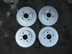 NA6CE Roadster slit Pro mu? rotor pad used set 