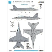 DEF Model 1/72 F/A-18 F-14 デカール ムービーコレクション No.5 トップガン マーベリック Topgun JD72006 ハセガワ アカデミー レベル_画像5