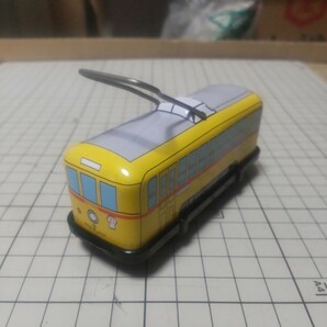 昭和レトロ ブリキ おもちゃ 電車 アンティーク 玩具 鉄道コレクションの画像3