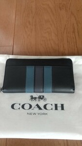 COACH 長財布 ラウンドファスナー