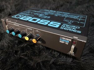 ▲■価格応談!!■整備品■下取OK!!★BOSSボス RBF-10 FLANGER アナログ・フランジャー エフェクター ハーフサイズ 希少！ G1E22239