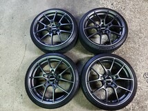 RAYS ボルクレーシング G025 19インチ 8.5J +44 100 5穴 225/35R19 4本 86 GR86 BRZ プリウス カローラスポーツ レイズ タイヤ ホイール_画像1