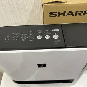 SHARP 加湿セラミックファンヒーター HX−SK12−W 中古品 2023年製 保証期間内 プラズマクラスター 稼働の画像2