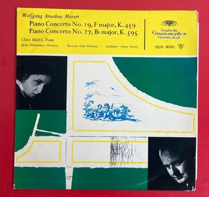 【レコードコレクター放出品】 LP　フリッチャイ　ハスキル　モーツァルト　ピアノ協奏曲　第19番　第27番　英盤　グラモフォン