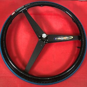 1円～ 車椅子 + タイヤ OX SUPER QUICK TURN HHR3 SPECIAL - CARBON - WHEEL TO FIT - WO 540 - TIRE 現状品 / 折り畳み / 軽量の画像9