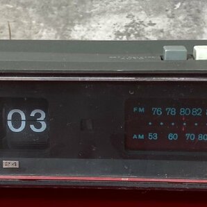 1円～ SONY 8FC-59F FM/AM デジタルクロックラジオ パタパタ時計 現状品 (通電可) / 昭和レトロの画像1